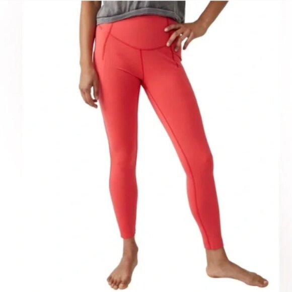 NWT Free People FP Movement Set The Pace Leggings Size S in Cayenne High Rise - Picture 3 of 12